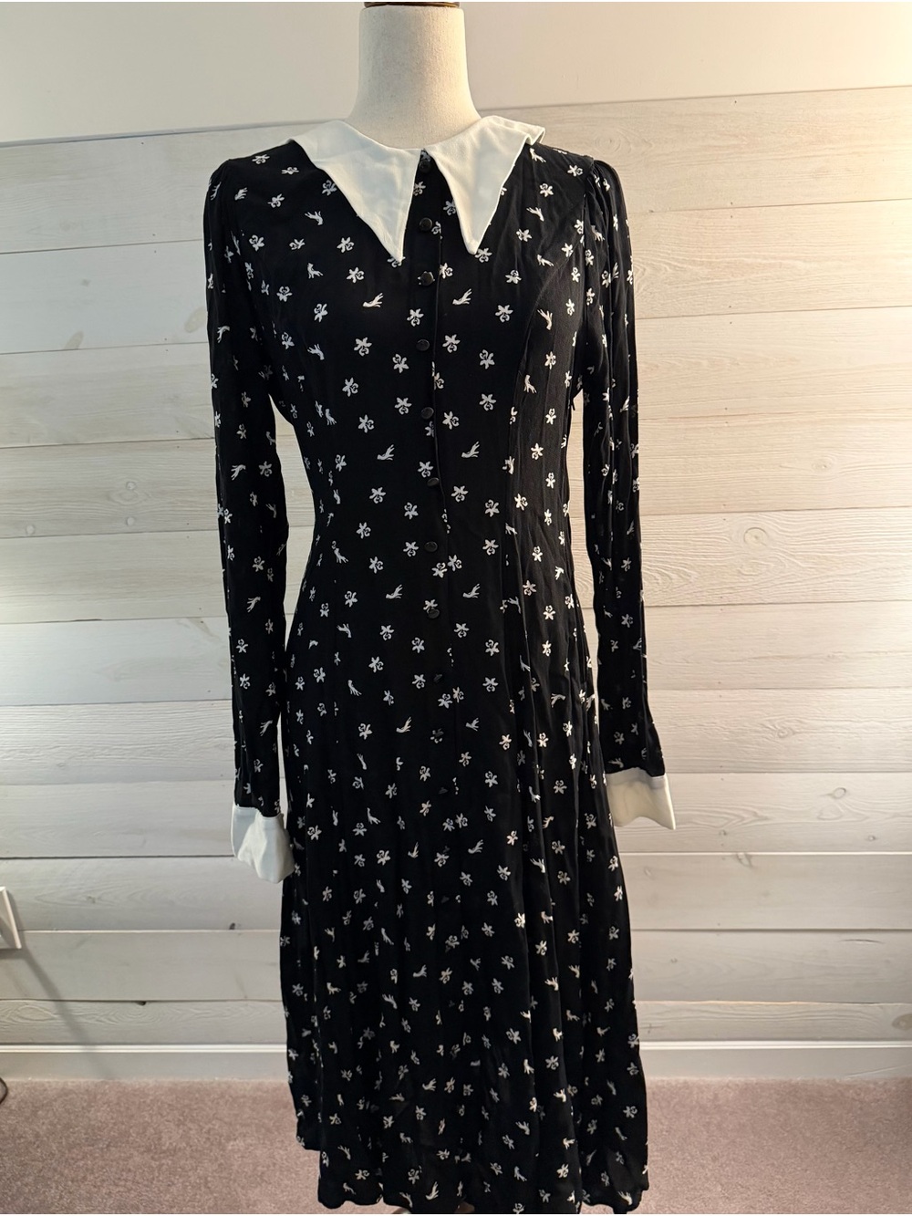 NWT Halloween Costume - Wednesday Addams adult small dress